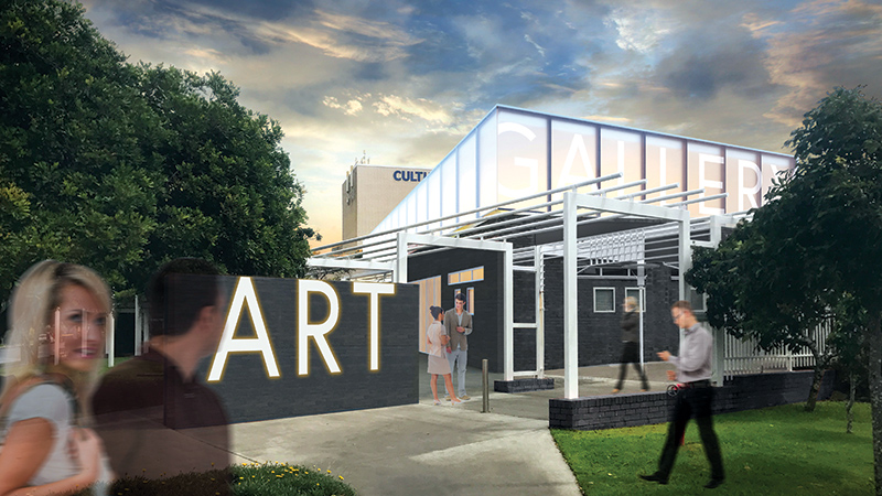 Work Begins on New Art Gallery  and Community Space