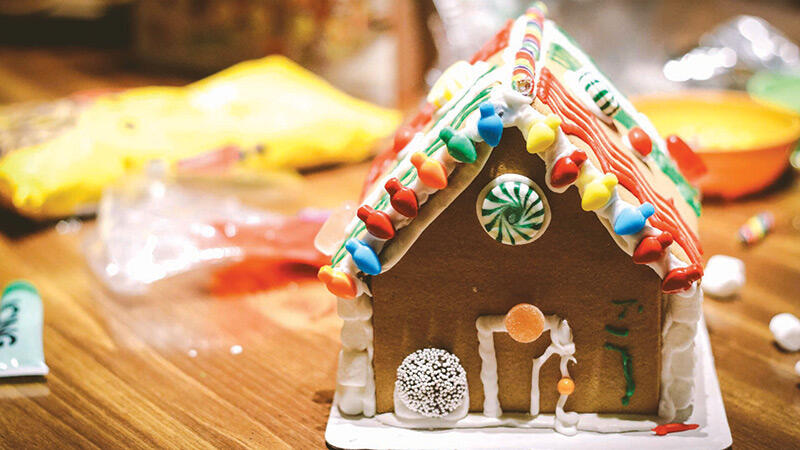Build a Gingerbread House Together